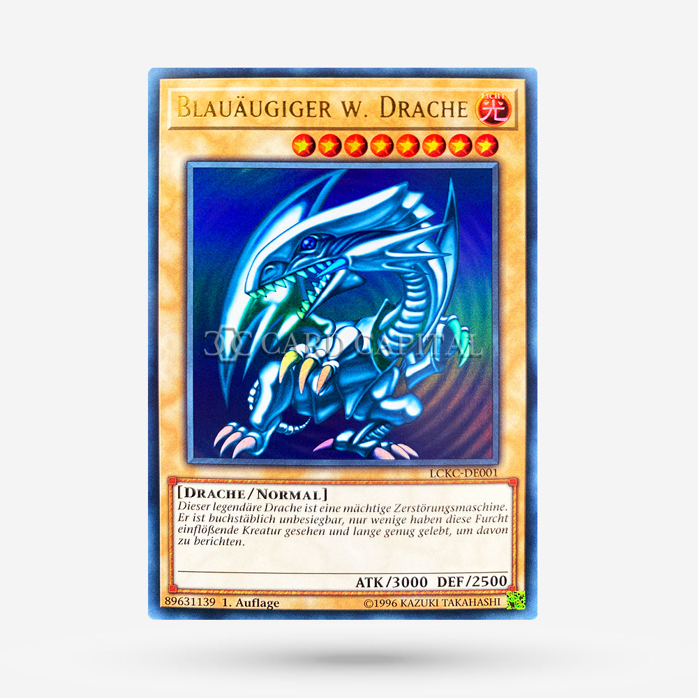 Blauäugiger w. Drache LCKC-001 Ultra Rare DE NM+