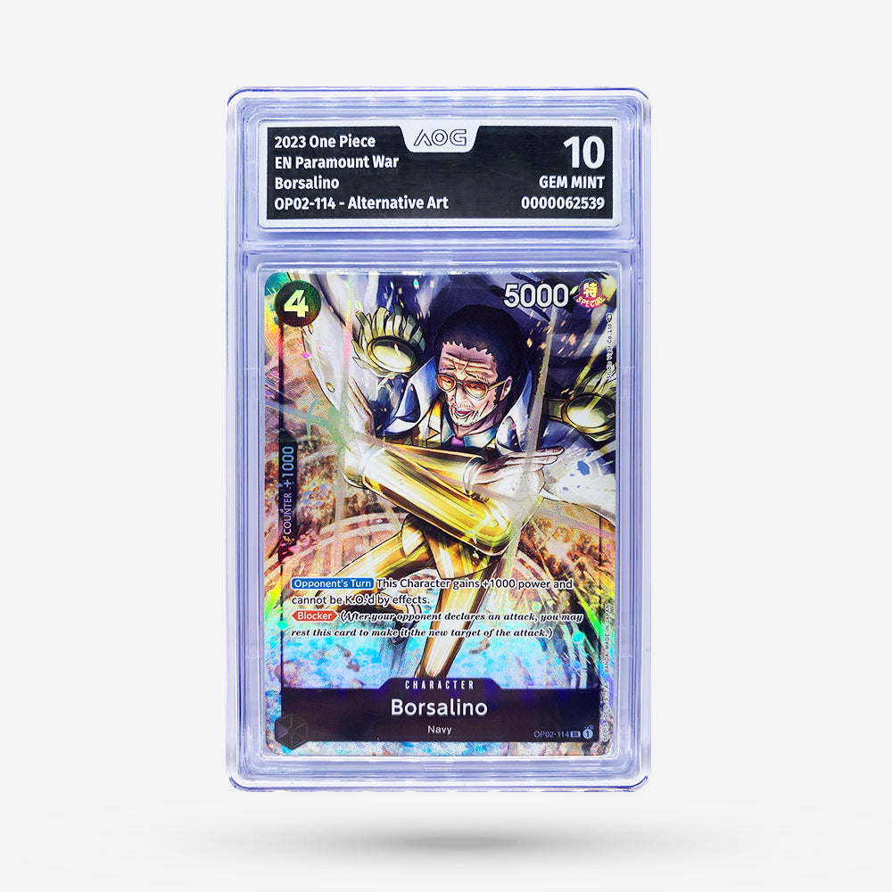 Borsalino OP02-114 Alternate Art EN AOG GEM MINT 10