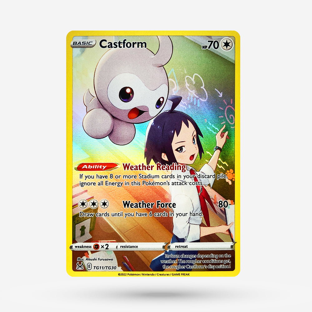 Castform LOR TG11 Illustration Rare EN NM+