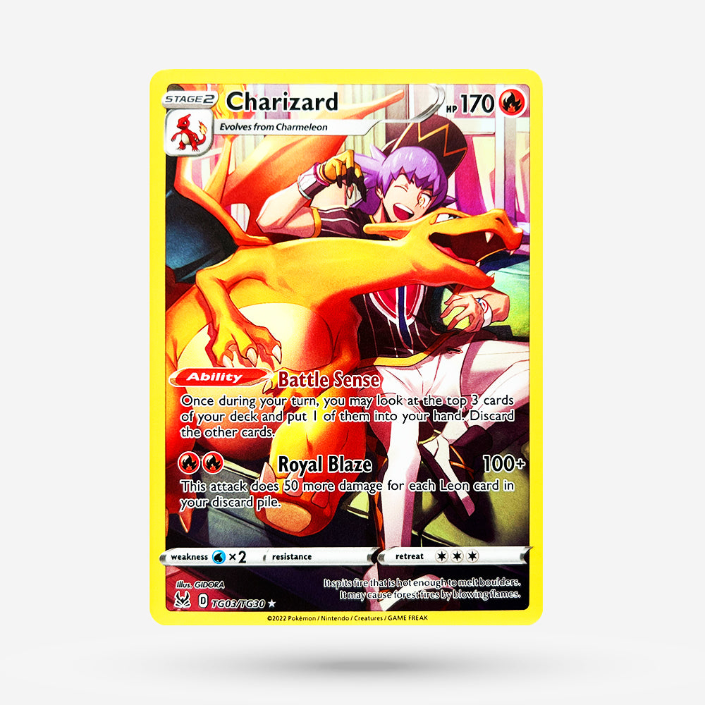 Charizard LOR TG03 Illustration Rare EN NM+
