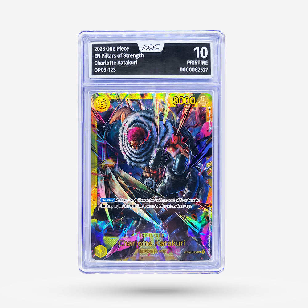 Charlotte Katakuri OP03-123 Secret Rare EN AOG PRESTINE 10