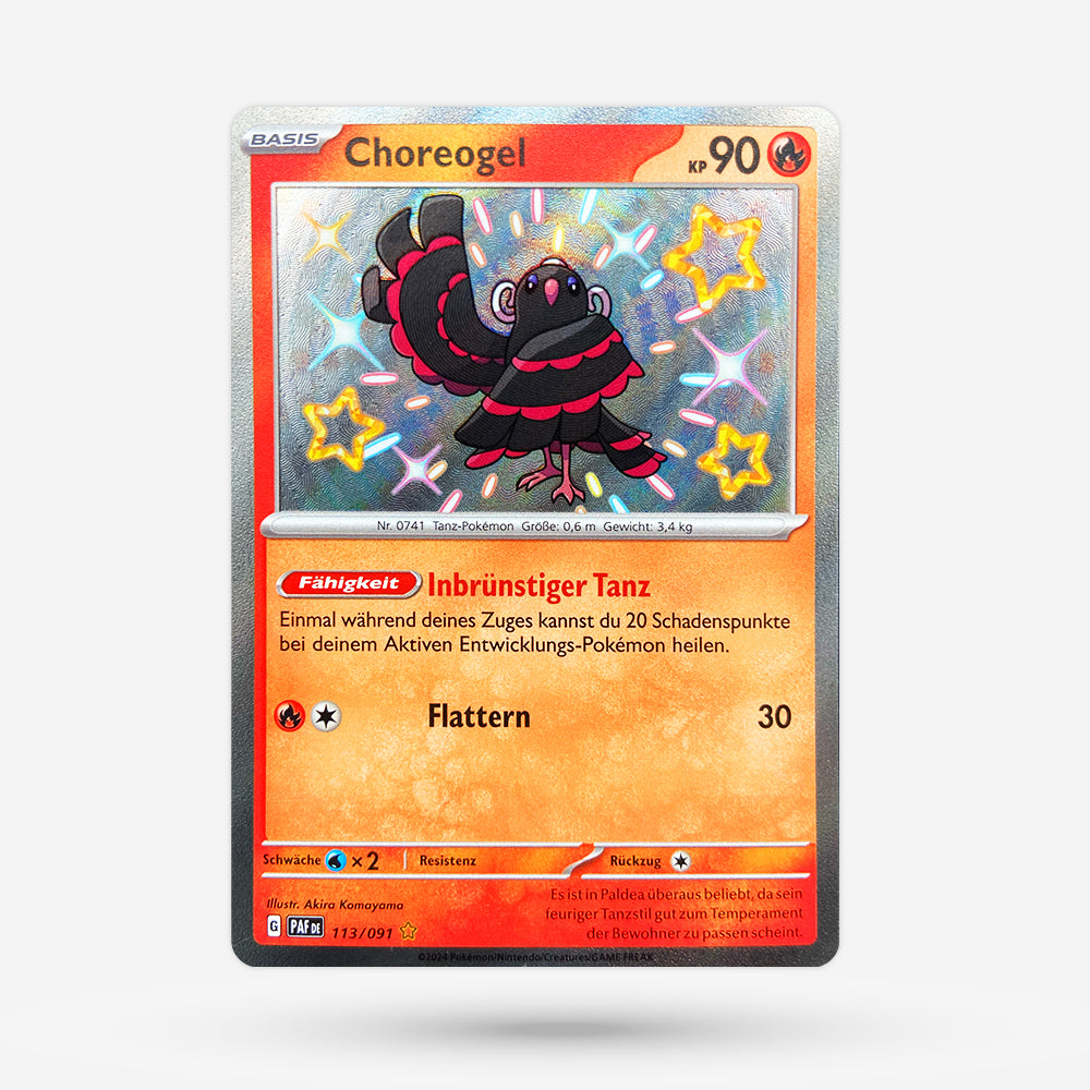 Choreogel PAF 113 Shiny Rare DE NM+