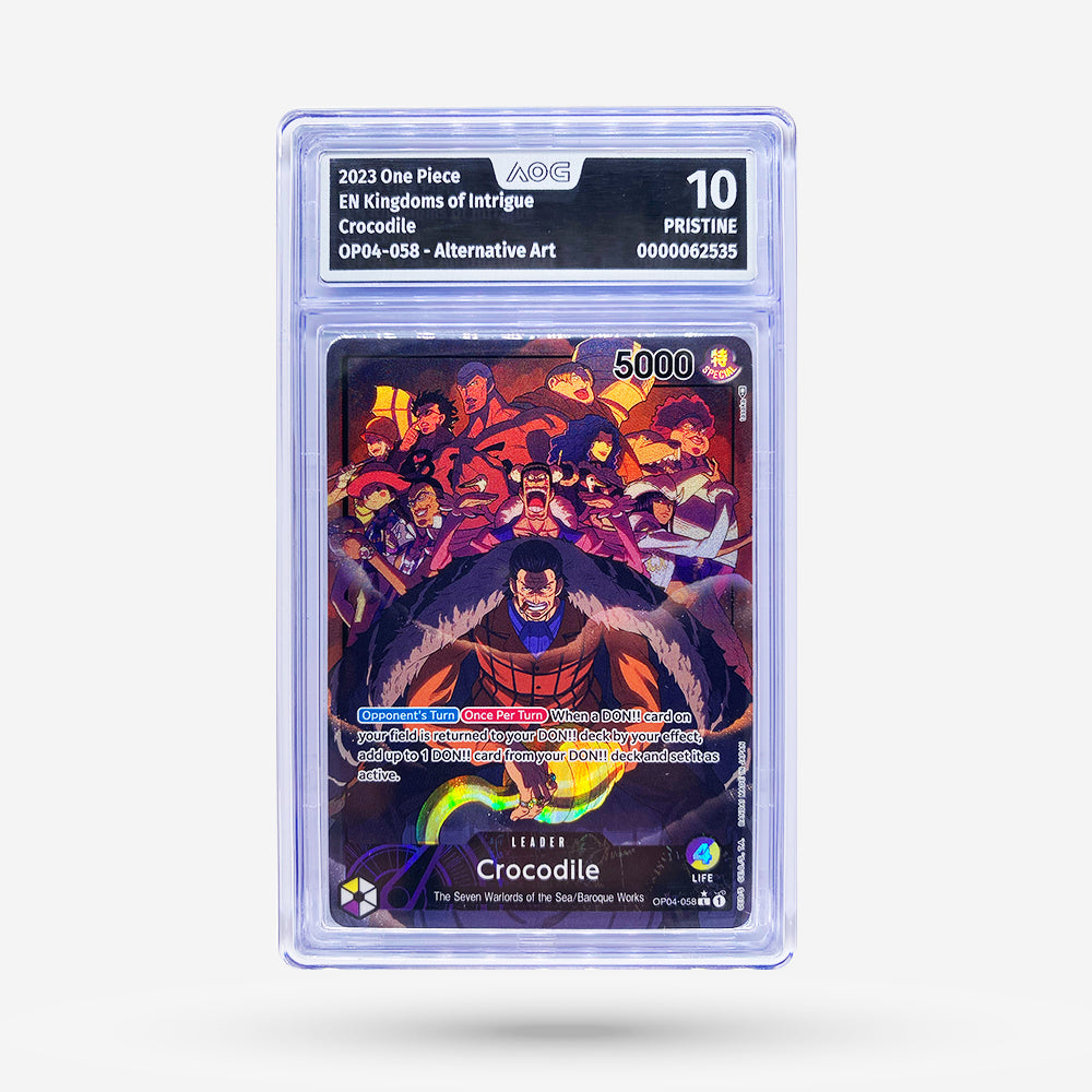 Crocodile OP04-058 Alternate Art EN AOG PRESTINE 10
