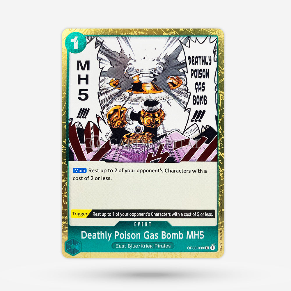 Deathly Poison Gas Bomb MH5 OP03-038 Rare EN NM+