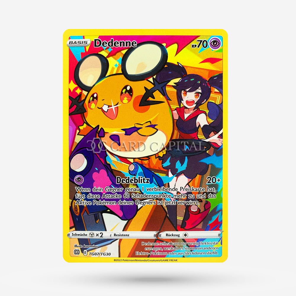 Dedenne BRS TG07 Illustration Rare DE MT+