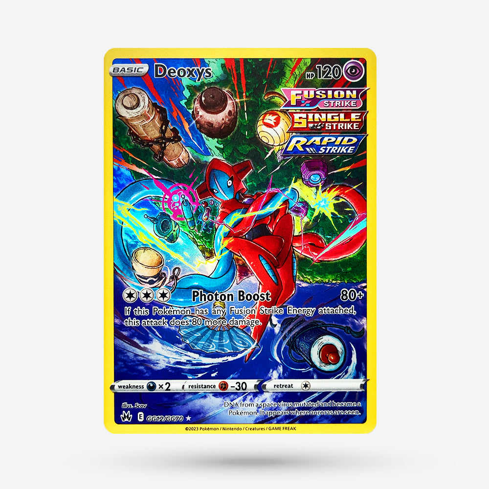 Deoxys CRZ GG12 Illustration Rare EN NM+