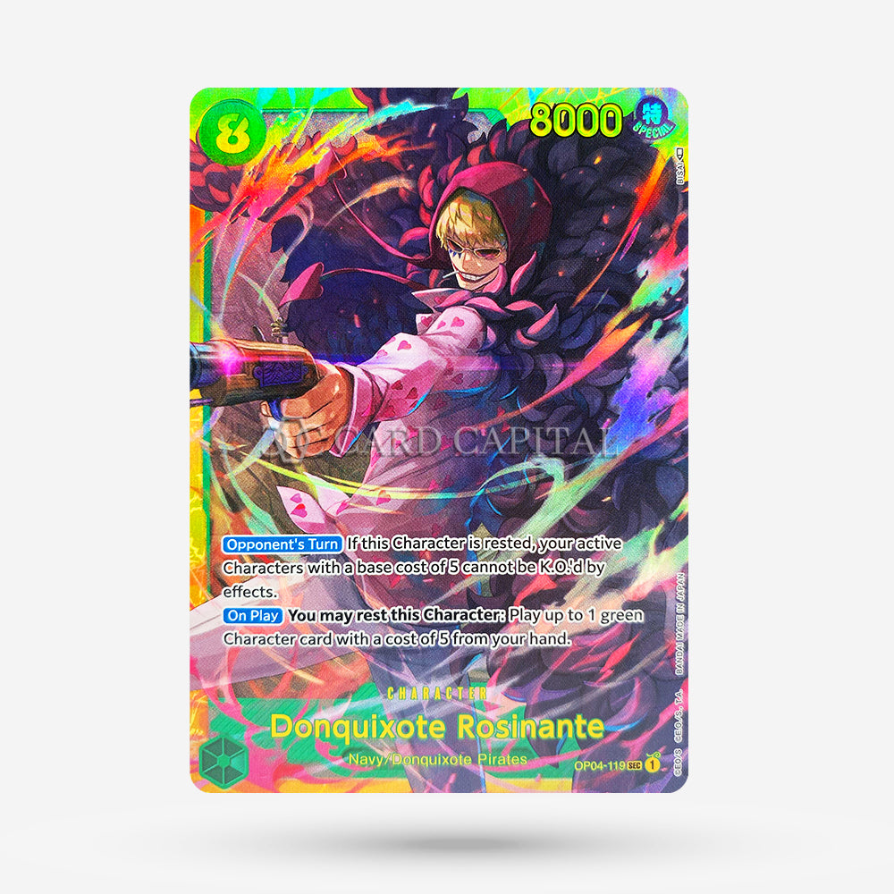 Donquixote Rosinante OP04-119 Secret Rare EN NM+