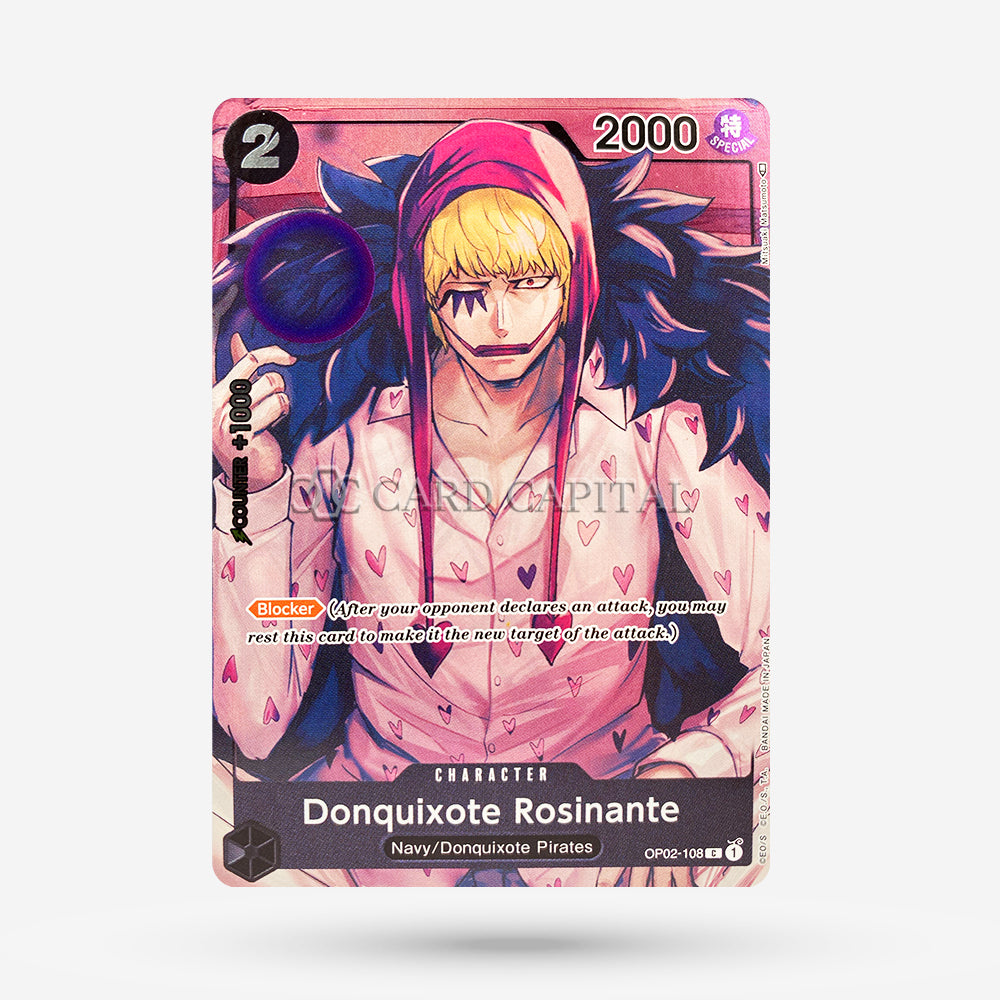 Donquixote Rosinante OP02-108 Alternate Art EN MT+