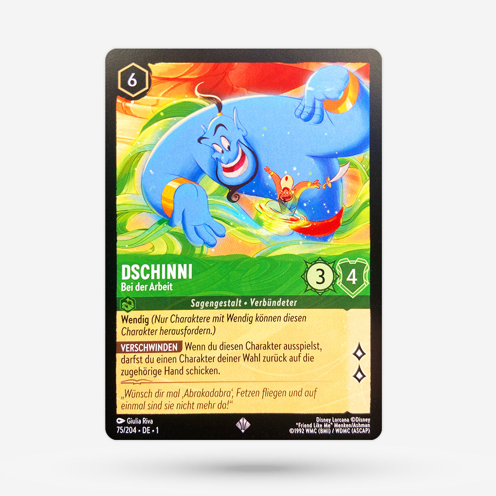 Dschinni - Bei der Arbeit 1TFC 75 Super Rare DE NM+