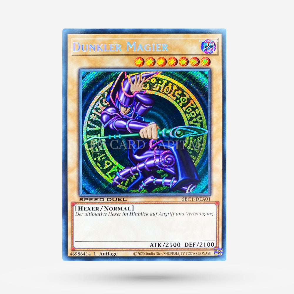 Dunkler Magier SBC1-A01 Secret Rare DE NM+