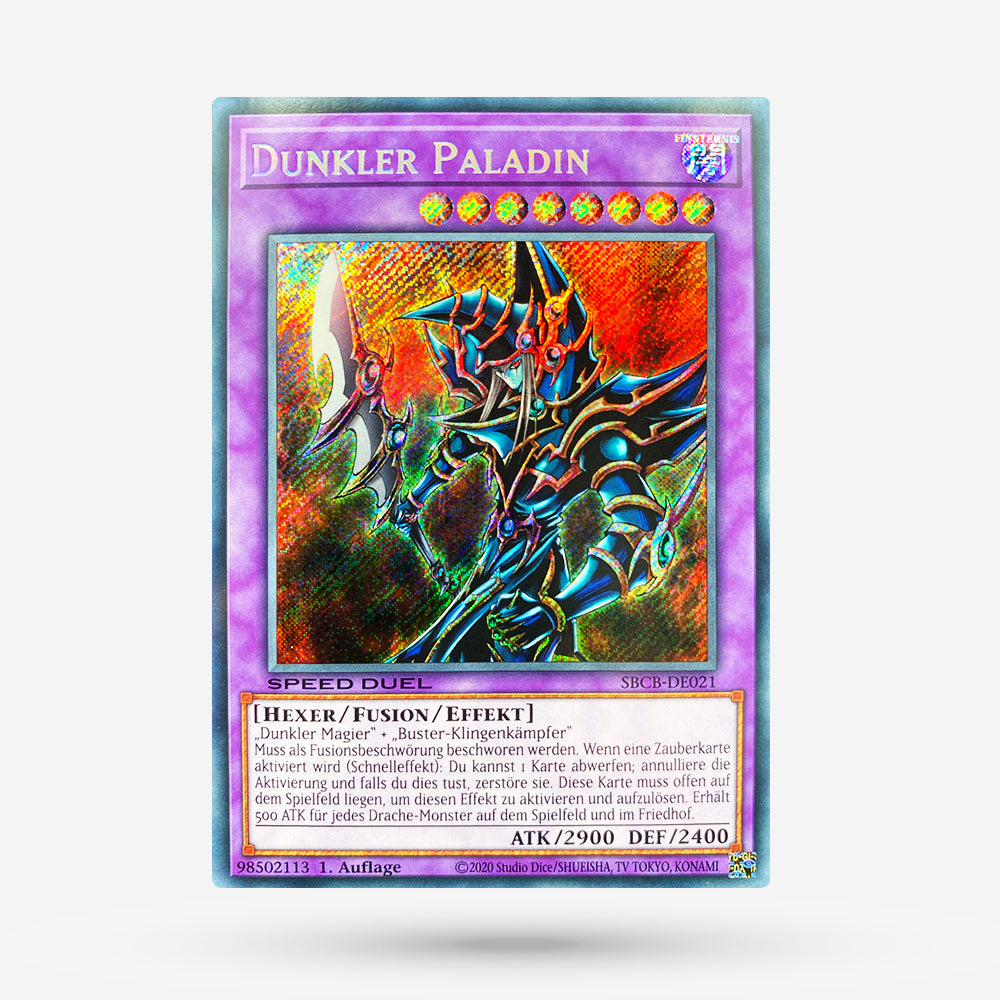 Dunkler Paladin SBCB-021 Secret Rare DE NM+