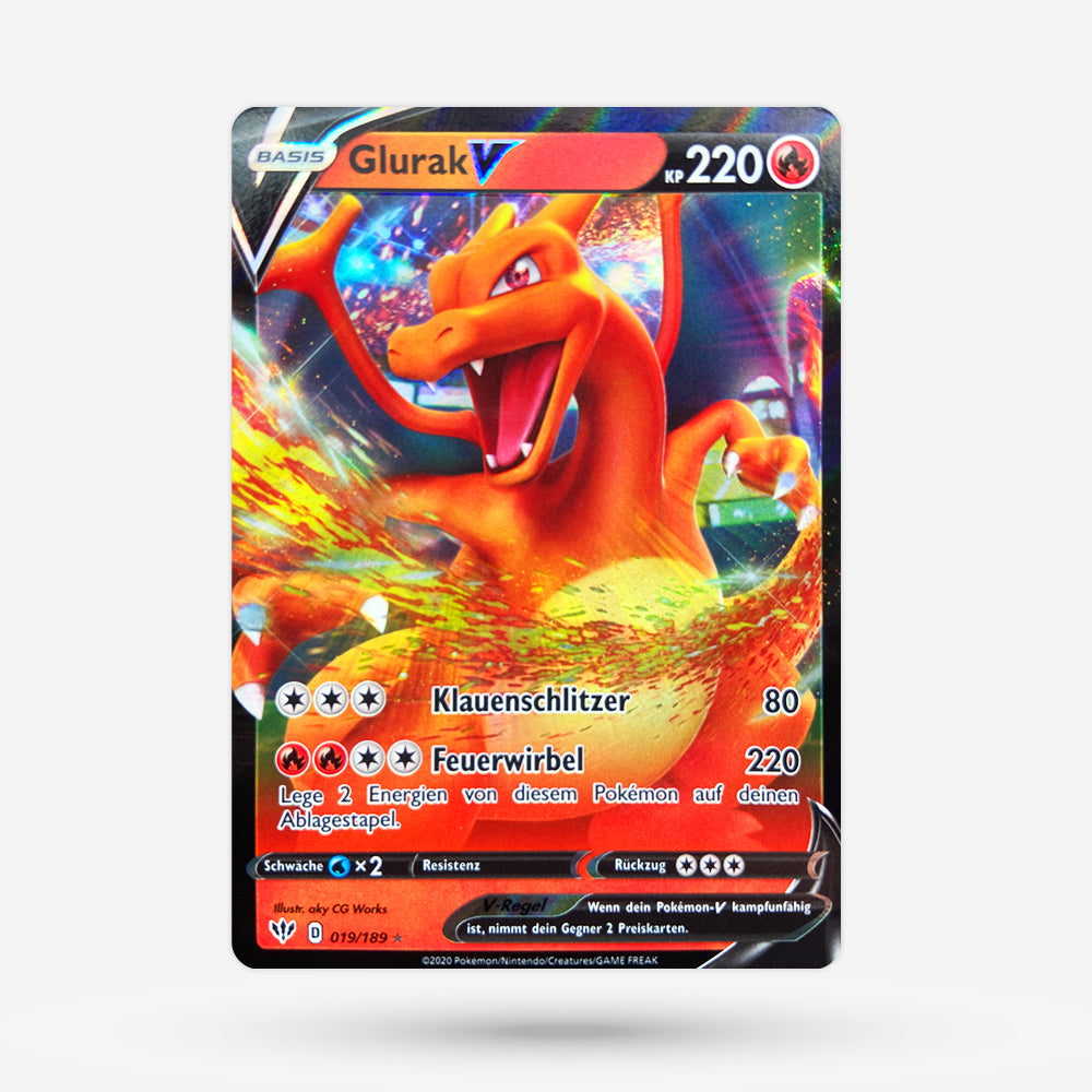 Glurak V DAA 019 Ultra Rare DE NM+