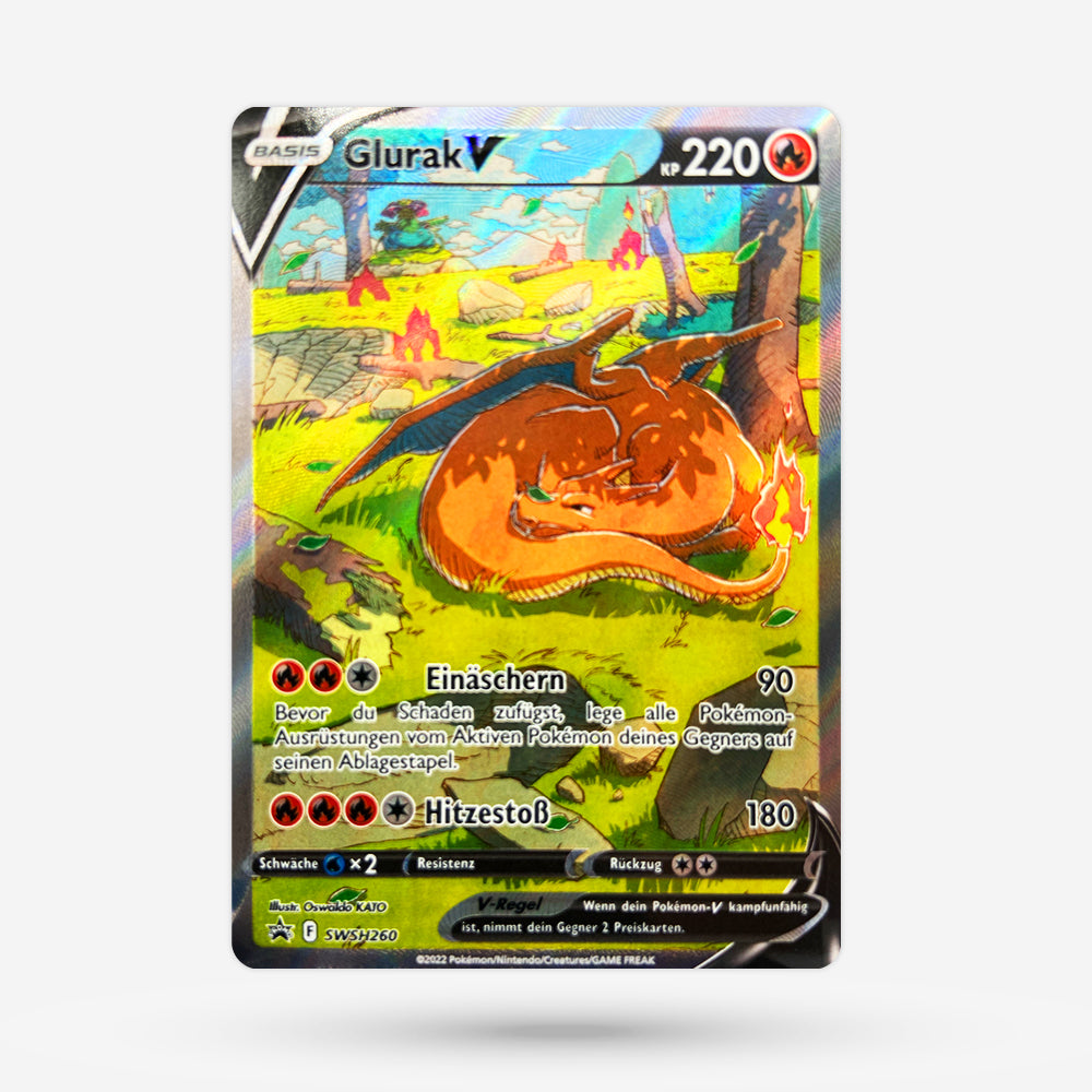 Glurak V SWSH 260 Promo DE NM+