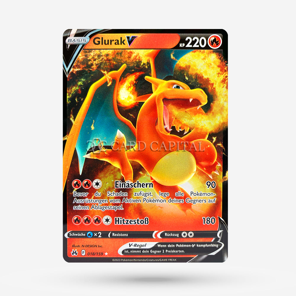 Charizard V BRS 017 Ultra Rare DE NM+