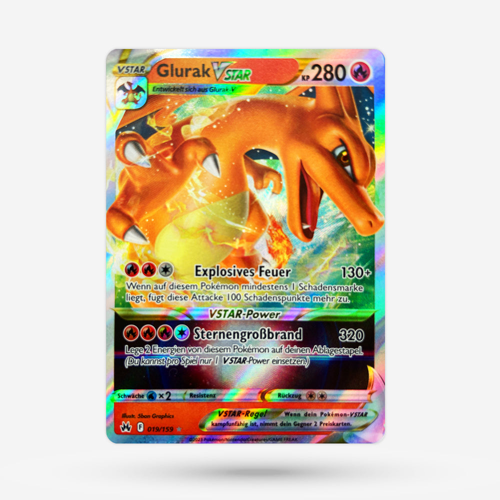 Glurak VSTAR CRZ 019 Ultra Rare DE NM+