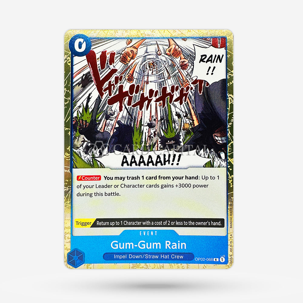 Gum-Gum Rain OP02-068 Rare EN NM+
