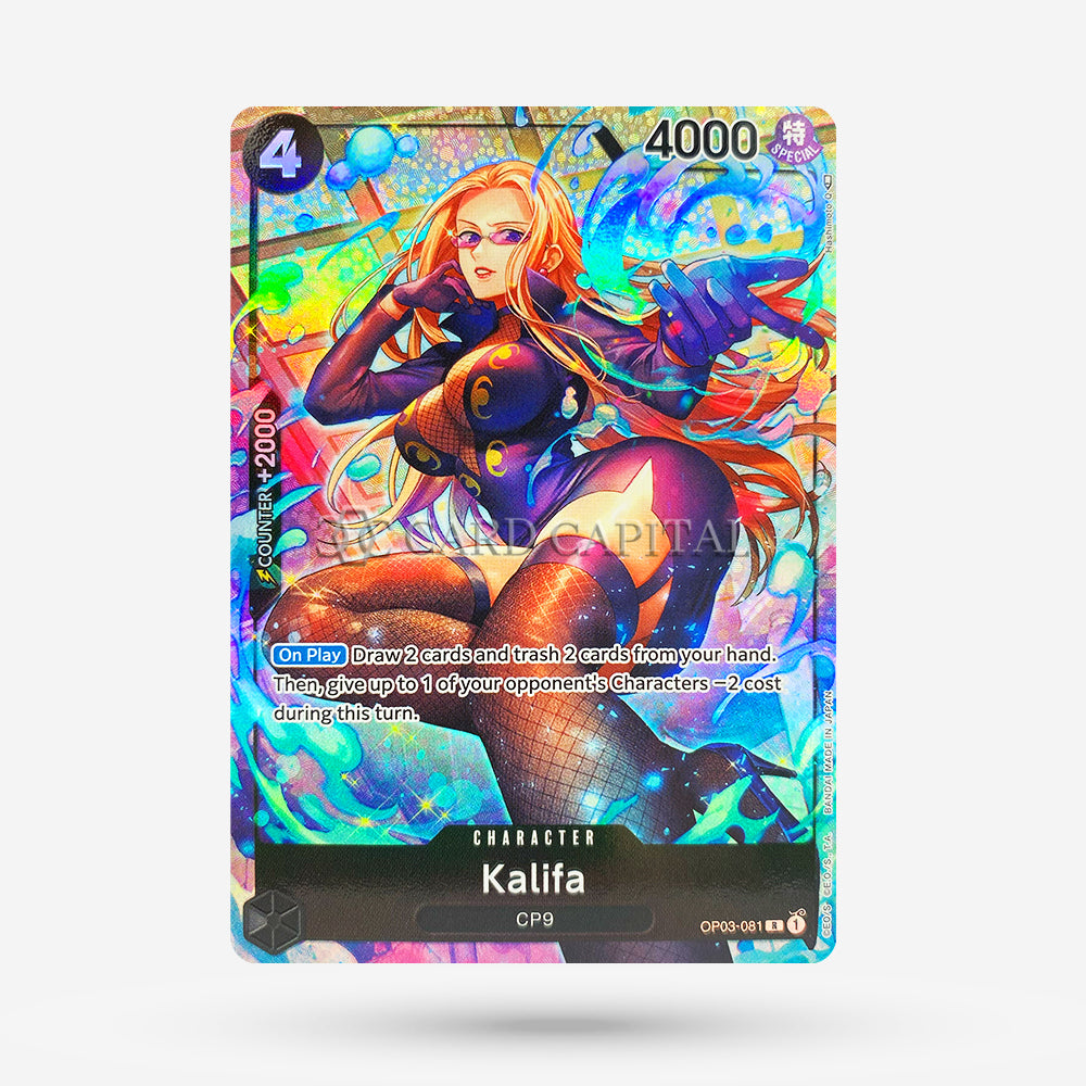 Kalifa OP03-081 Alternate Art EN NM+