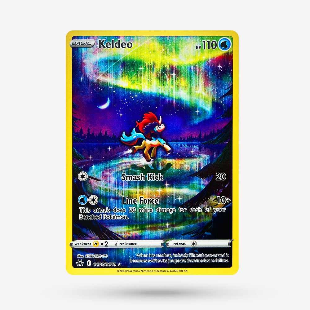 Keldeo CRZ GG07 Illustration Rare EN NM+