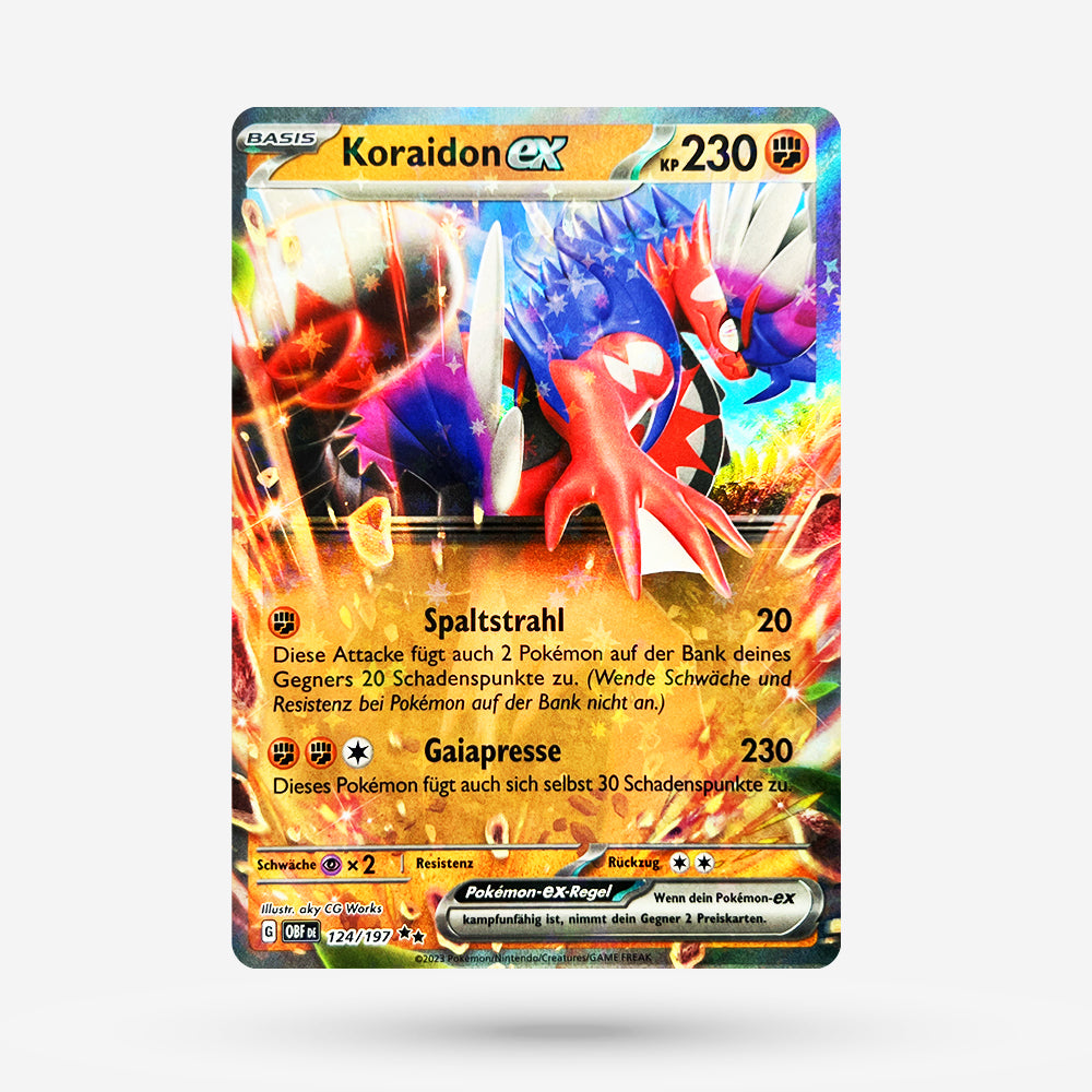 Koraidon ex OBF 124 Double Rare DE NM+