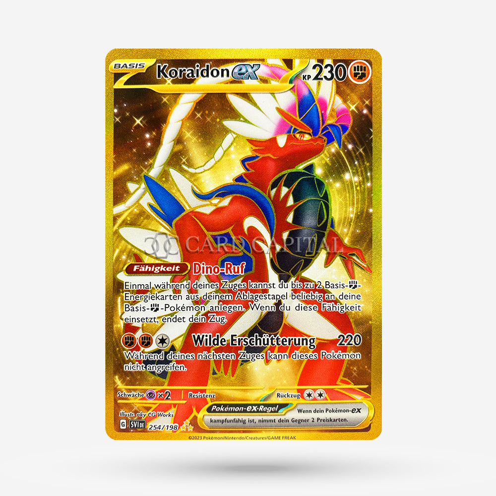 Koraidon ex SVI 254 Secret Rare DE NM+