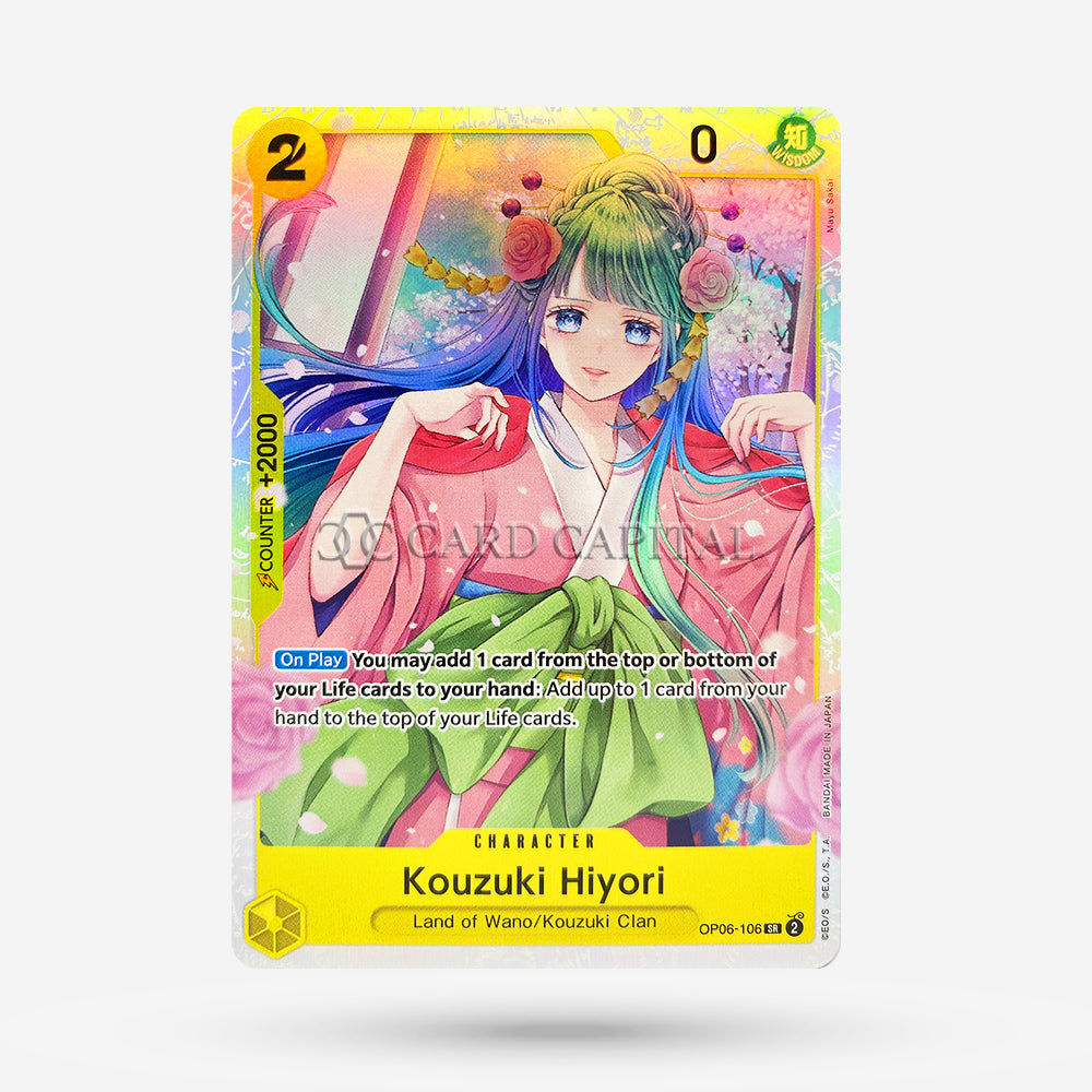Kouzuki Hiyori OP06-106 Super Rare EN MT+