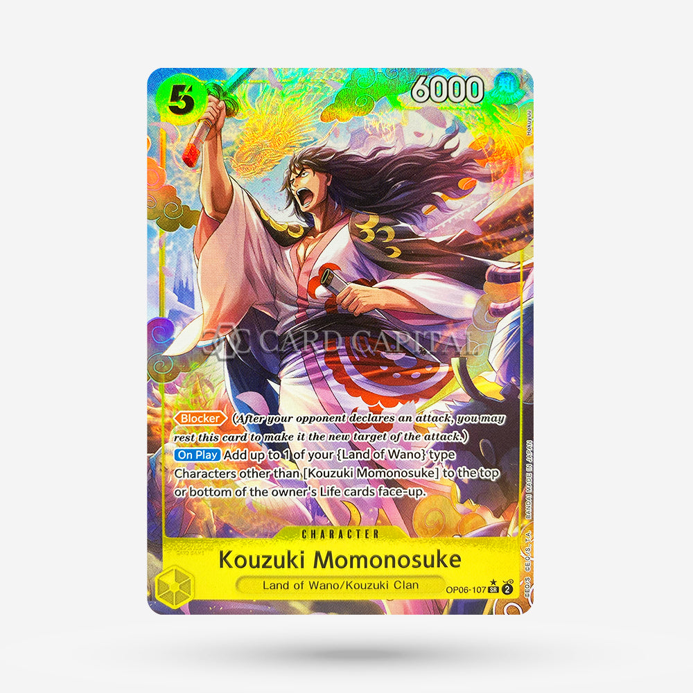 Kouzuki Momonosuke OP06-107 Alternate Art NM+ EN