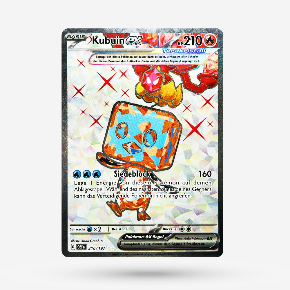 Kubuin ex OBF 210 Ultra Rare DE NM+