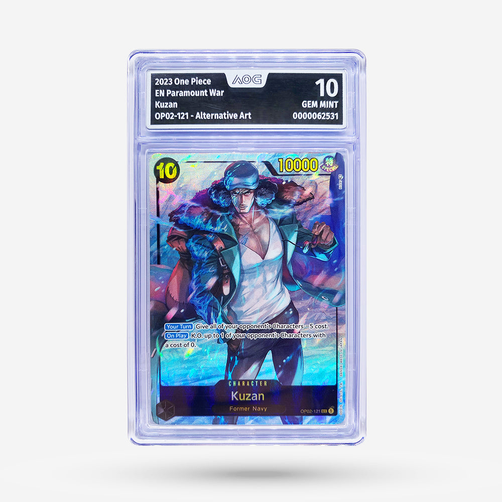 Kuzan OP02-121 Alternate Art EN AOG GEM MINT 10