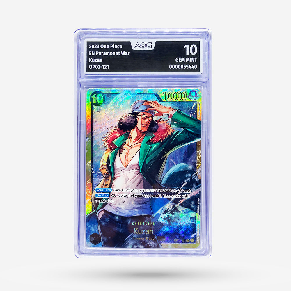 Kuzan OP02-121 Secret Rare EN AOG GEM MINT 10