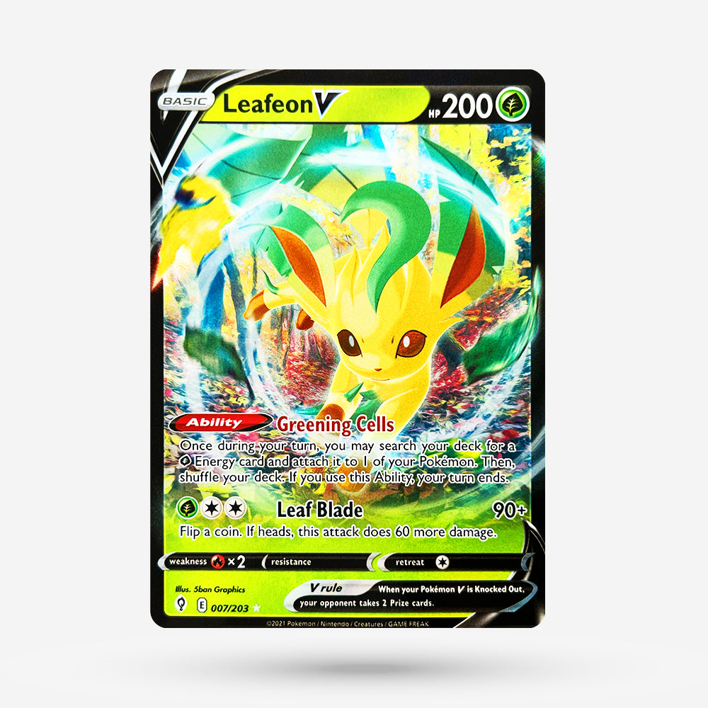Leafeon V EVS 007 Ultra Rare EN NM+