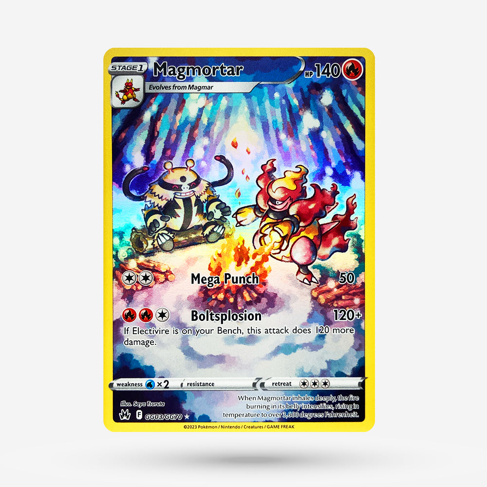 Magmortar CRZ GG03 Illustration Rare EN NM+