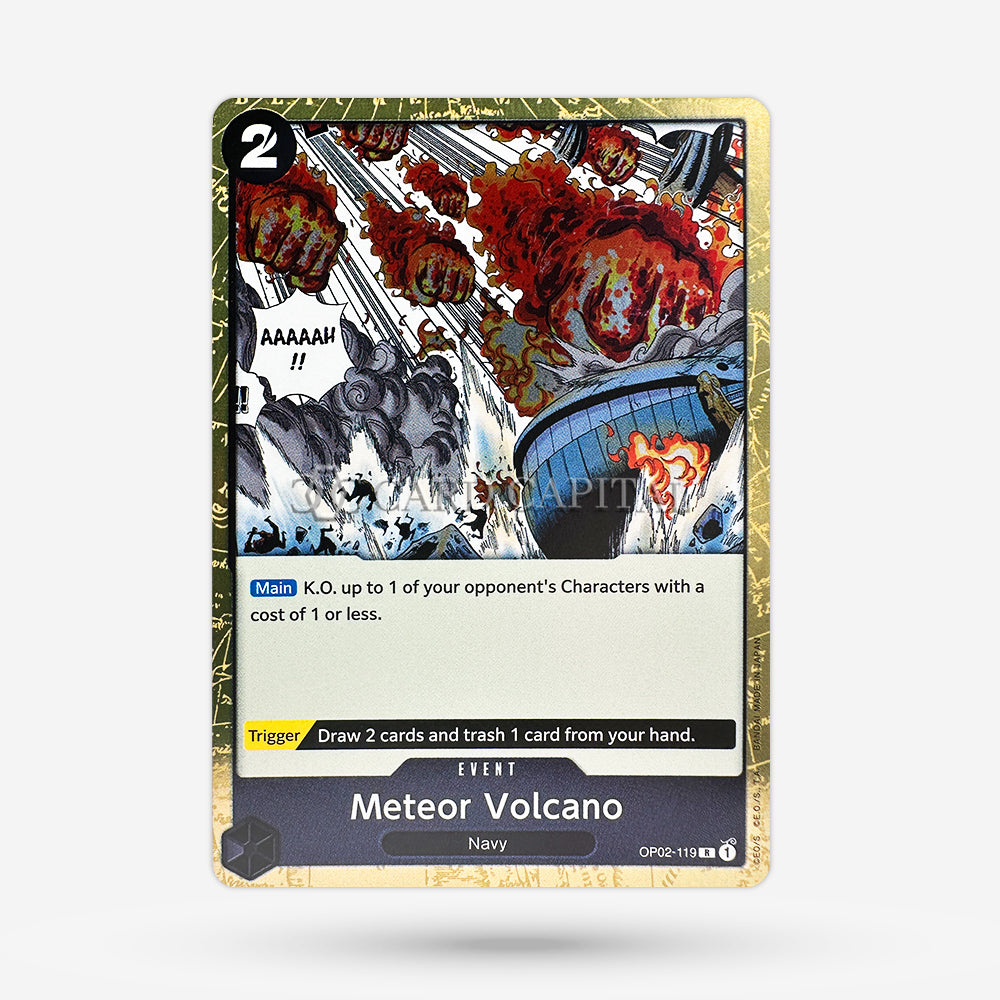 Meteor Volcano OP02-119 Rare EN NM+