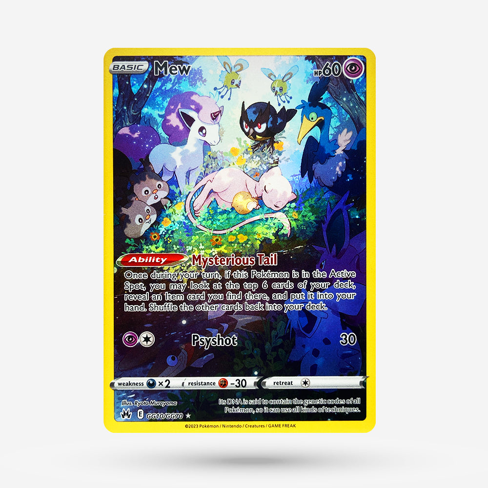 Mew CRZ GG10 Illustration Rare EN NM+