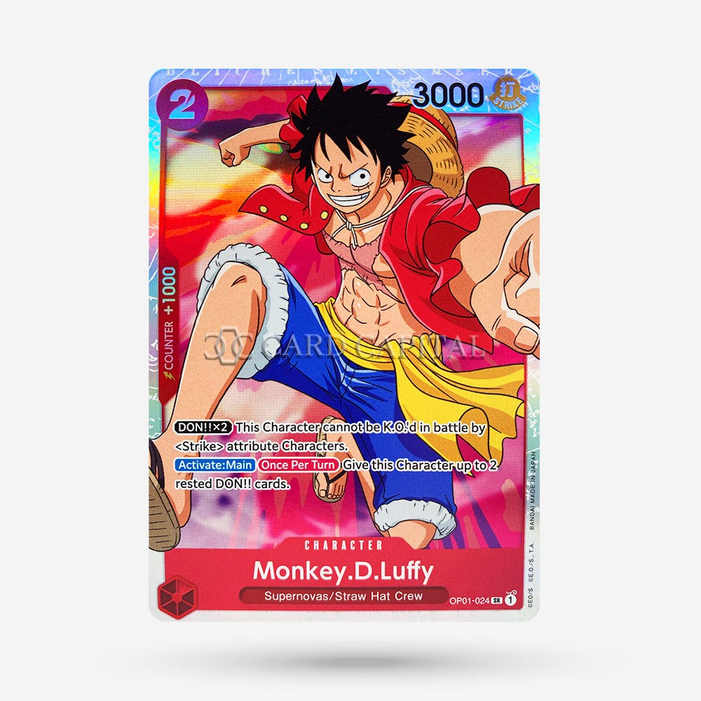 Monkey.D.Luffy OP01-024 Super Rare EN MT+