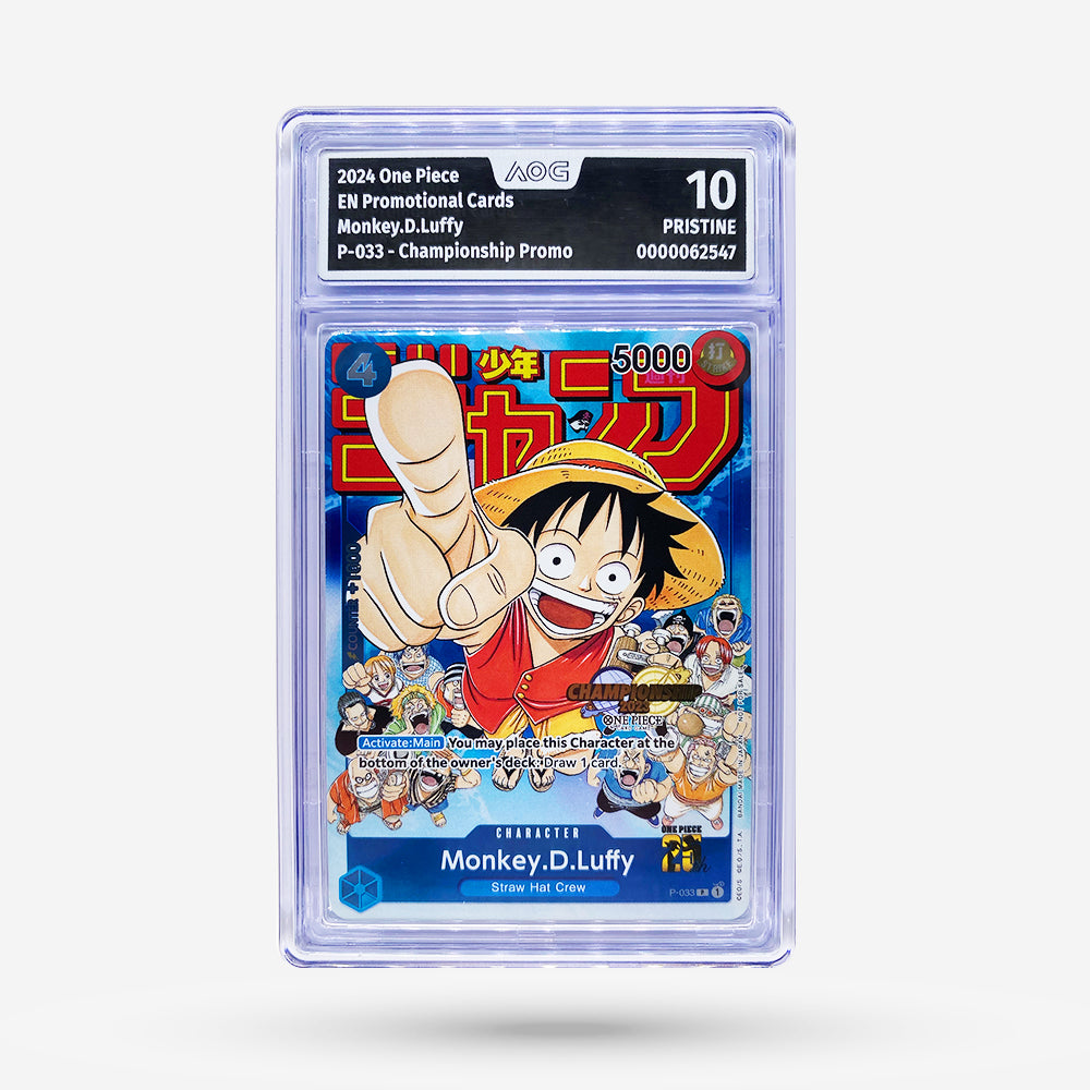 Monkey.D.Luffy P-033 Promo EN AOG PRESTINE 10