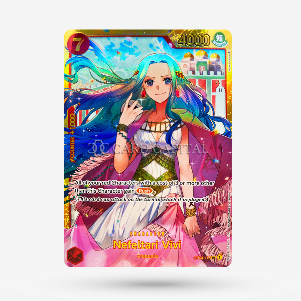 Nefeltari Vivi OP04-118 Secret Rare EN MT+