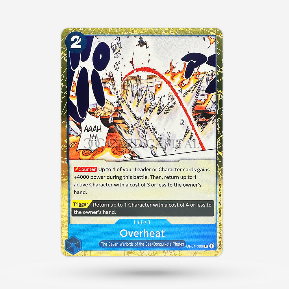 Overheat OP01-086 Rare EN NM+