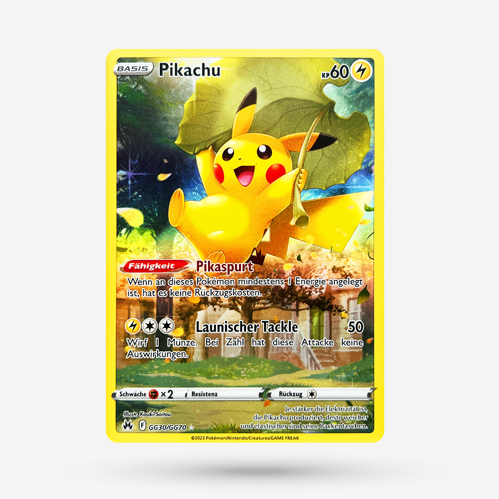 Pikachu CRZ GG30 Illustration Rare DE NM+