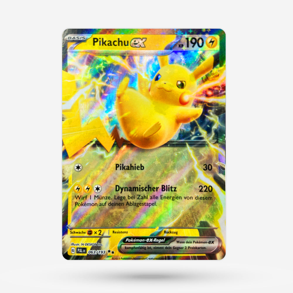 Pikachu ex PAL 063 Double Rare DE NM+