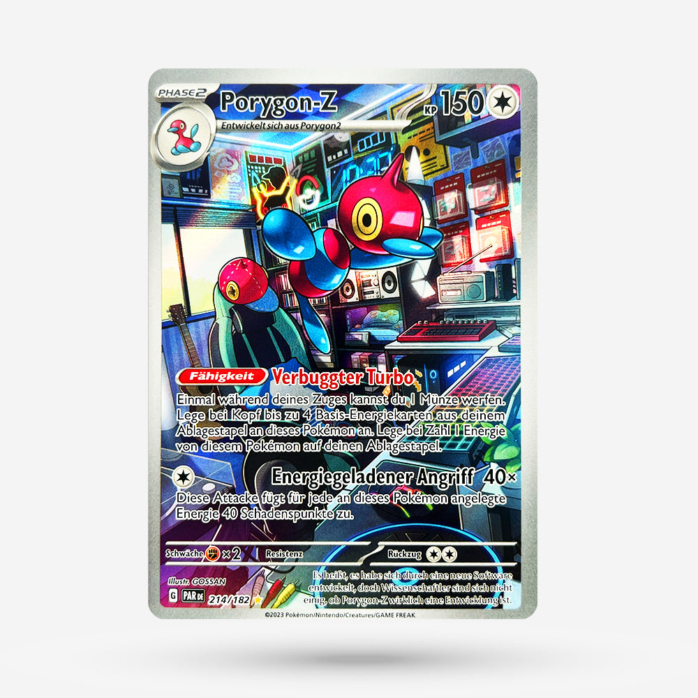 Porygon-Z PAR 214 Illustration Rare DE NM+