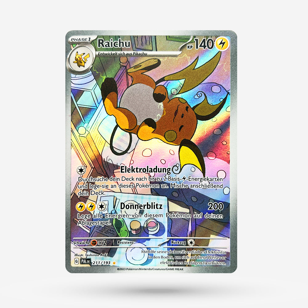 Raichu PAL 211 Illustration Rare DE NM+