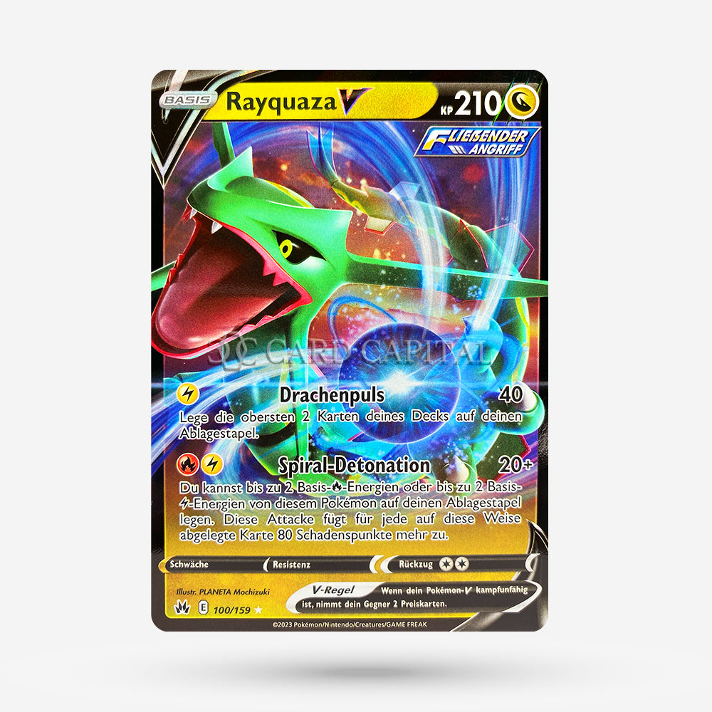Rayquaza V CRZ 100 Ultra Rare DE NM+