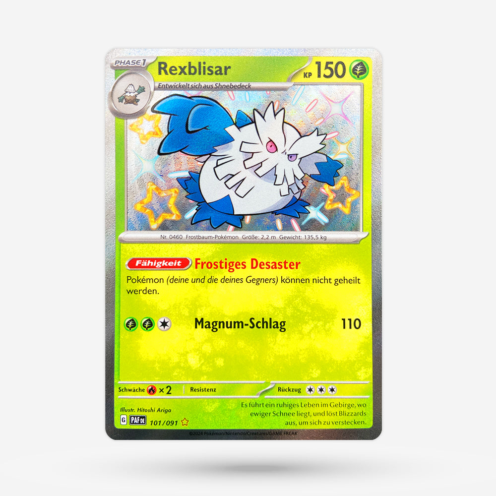 Rexblisar PAF 101 Shiny Rare DE NM+