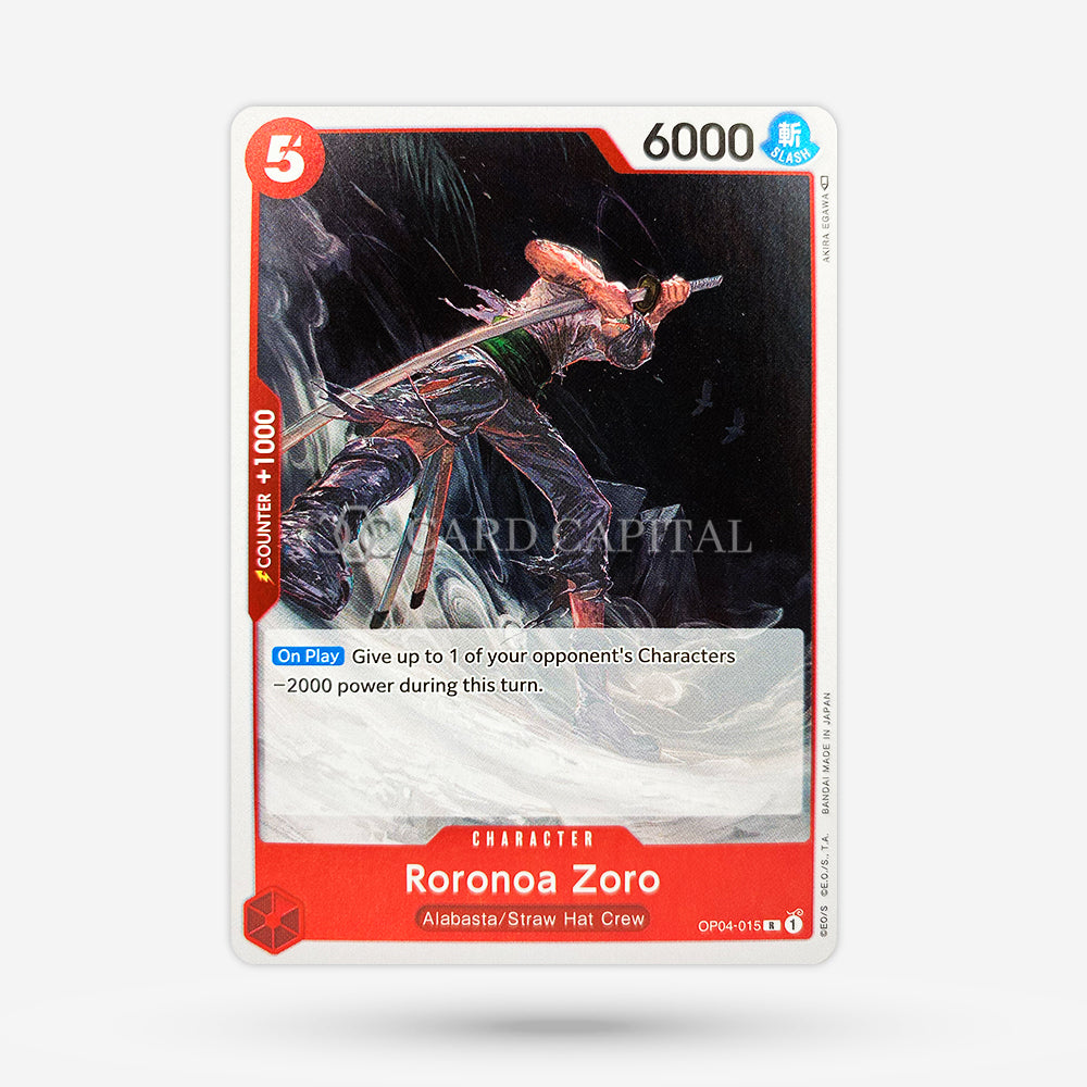 Roronoa Zoro OP04-015 Rare EN NM+