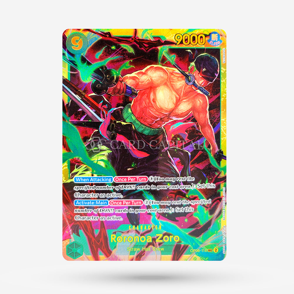 Roronoa Zoro OP06-118 Secret Rare EN NM+