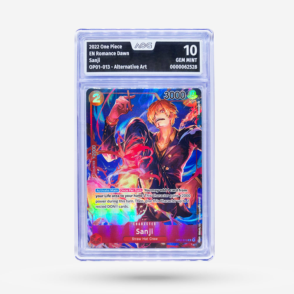 Sanji OP01-013 Alternate Art EN AOG GEM MINT 10