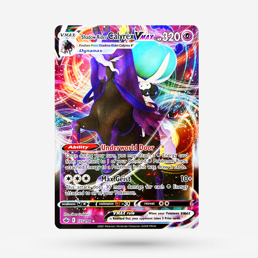 shadow rider calyrex vmax pokemon card price #75 CRE Chilling Reign EN Color:Rakdos Enchantment TG18/TG30 / Ultra Rare Pokemon Trading Card Game
