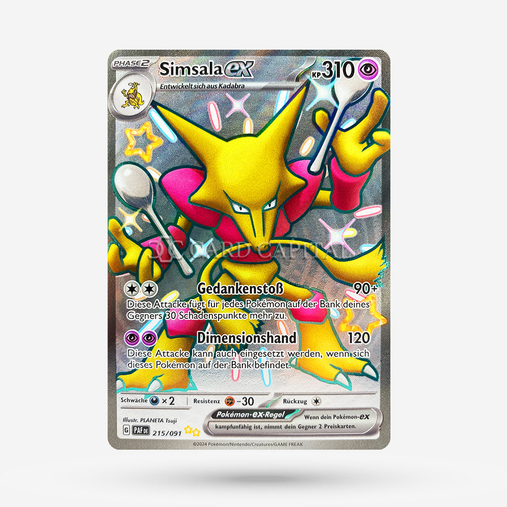 Simsala ex PAF 215 Shiny Ultra Rare DE NM+