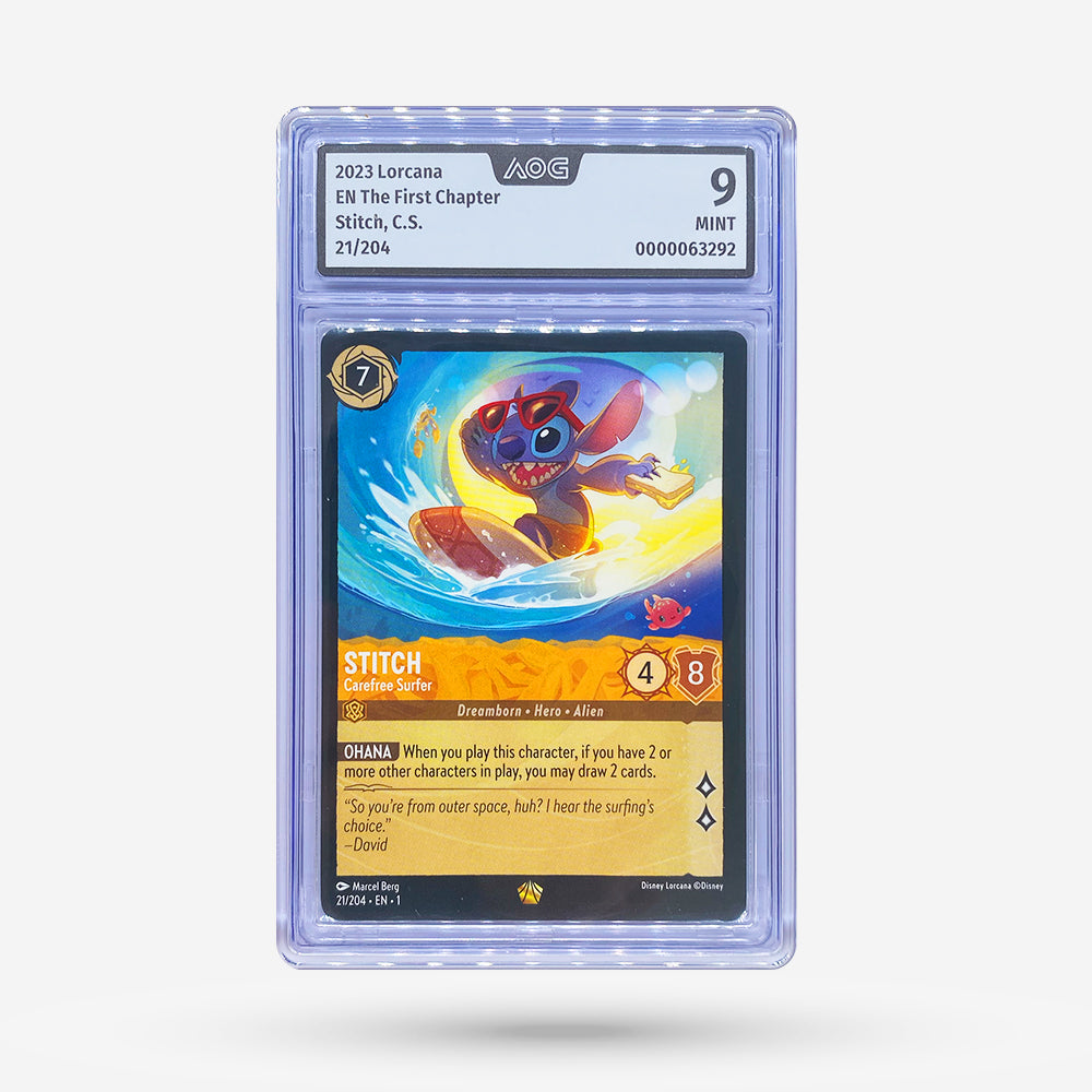 Stitch - Carefree Surfer 1TFC 021 Legendary EN AOG MINT 9