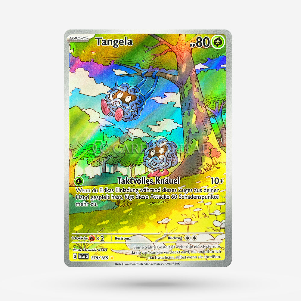 Tangela MEW 178 Illustration Rare DE NM+